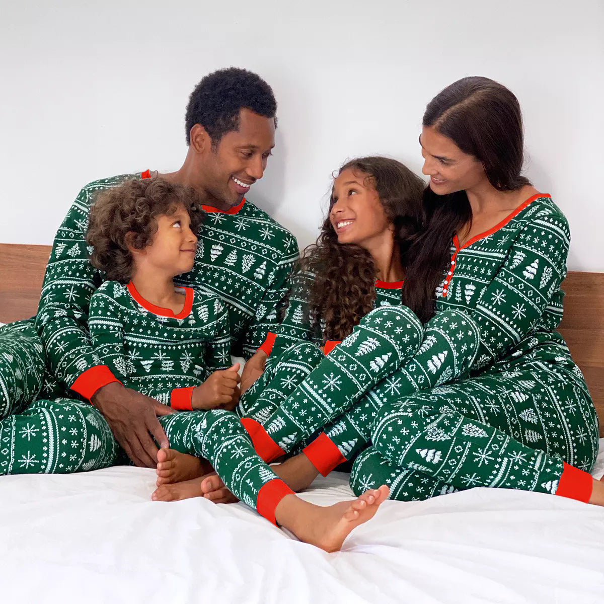 Contraste imprimé de Noël