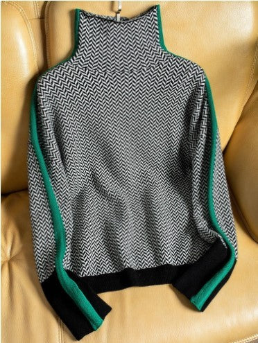 Pull à col roulé pull chaud banlieue